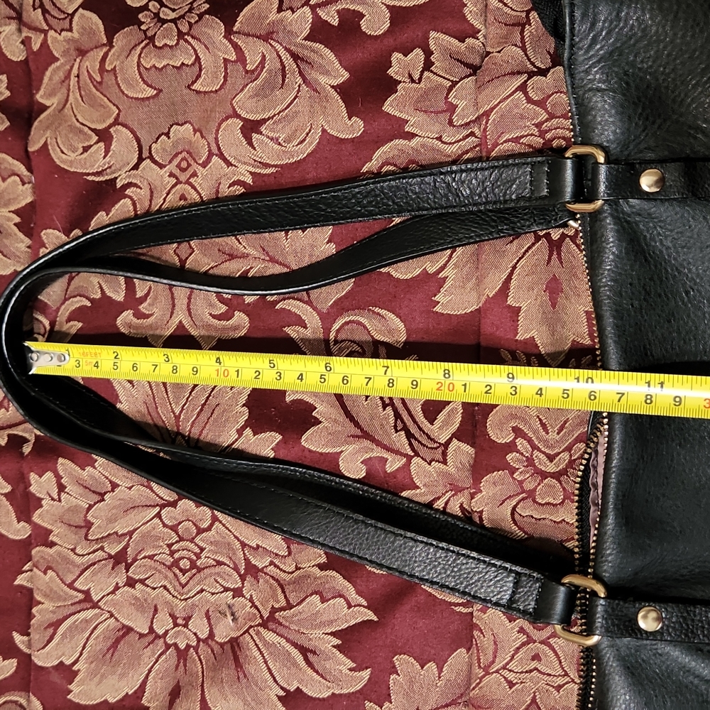 Kooba Everett Black Pebbled Leather Tote - Picture 15 of 16
